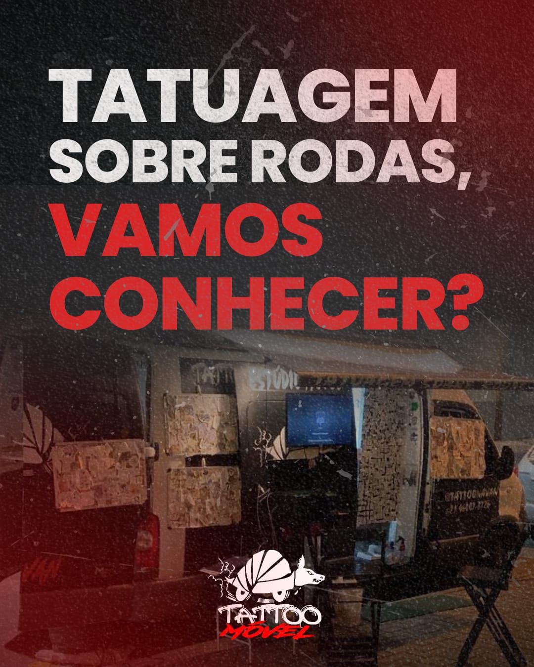 tatuagem sobre rodas